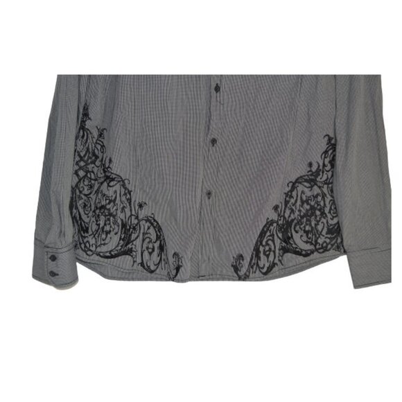 Custom Rags Men's Grey Button Down Shirt XL - Picture 3 of 3